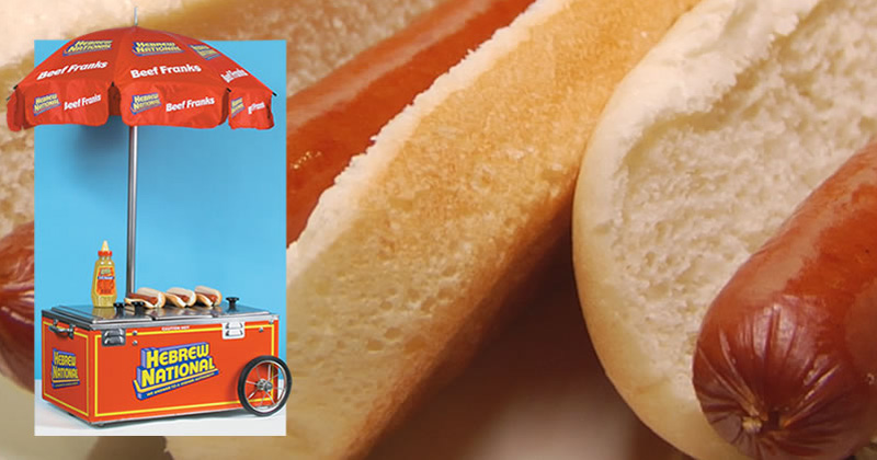 New York Kosher Countertop Hot Dog Cart