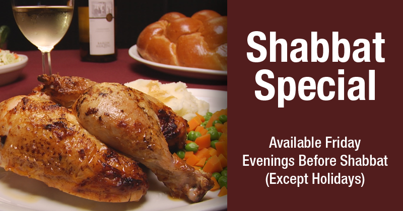 New York Friday Shabbat Kosher Meal